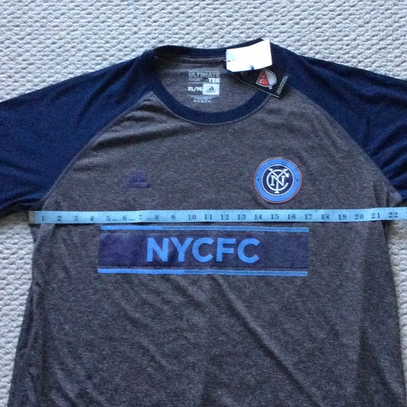 NWT New York Football Club raglan short sleeve tee - Picture 5 of 6
